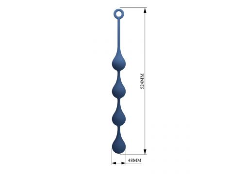 Bardzo duże kulki analne silikonowe Mr. Play XL 52.5 cm wodoodporne - 5