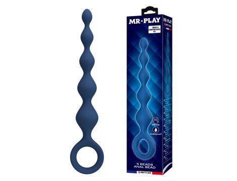 Koraliki analne silikonowe Mr. Play 5 koralików wodoodporne 20 cm - 5