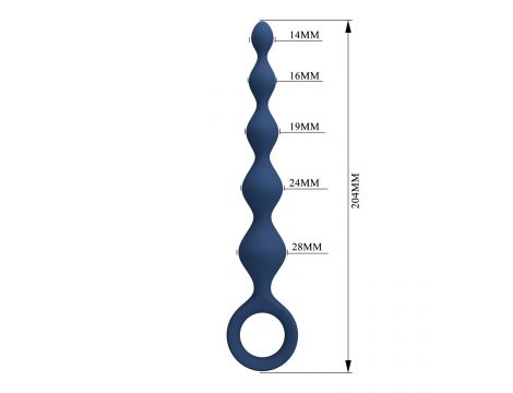 Koraliki analne silikonowe Mr. Play 5 koralików wodoodporne 20 cm - 6