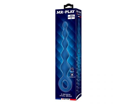 Koraliki analne silikonowe Mr. Play 5 koralików wodoodporne 20 cm - 7