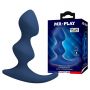 Niebieski silikonowy masażer prostaty Mr. Play David - 5