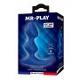 Niebieski silikonowy masażer prostaty Mr. Play David - 8