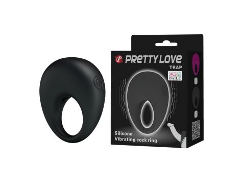 Pierścień wibrujący Pretty Love TRAP silikonowy 5,6 cm - 9