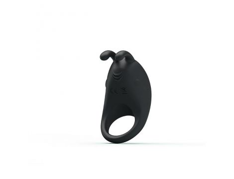 Pierścień wibrujący Pretty Love silikonowy z króliczkiem USB 7,5 cm
