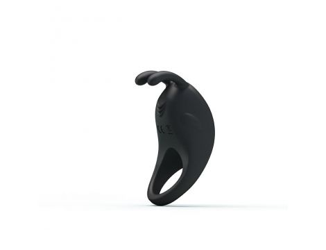 Pierścień wibrujący Pretty Love silikonowy z króliczkiem USB 7,5 cm - 4