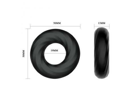 Pierścień erekcyjny silikonowy super miękki Crazy Bull 5 cm - 3