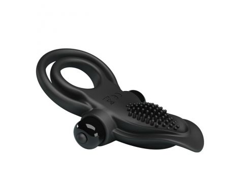 PRETTY LOVE - VIBRANT PENIS RING Black- 10 function vibrations - 2