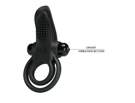 PRETTY LOVE - VIBRANT PENIS RING Black- 10 function vibrations - 3