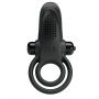 PRETTY LOVE - VIBRANT PENIS RING Black- 10 function vibrations - 9
