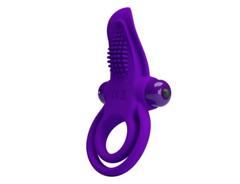 PRETTY LOVE - VIBRANT PENIS RING Purple- 10 function vibrations - 3