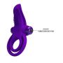 PRETTY LOVE - VIBRANT PENIS RING Purple- 10 function vibrations - 5