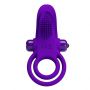 PRETTY LOVE - VIBRANT PENIS RING Purple- 10 function vibrations - 8