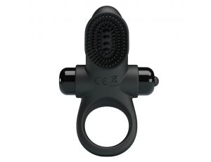 Pierścień wibrujący Pretty Love Vibrant Penis Ring II czarny