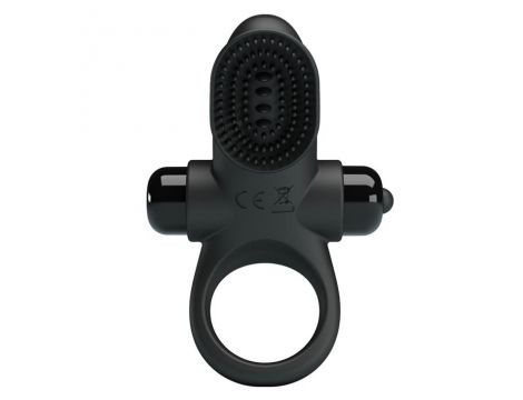 Pierścień wibrujący Pretty Love Vibrant Penis Ring II czarny