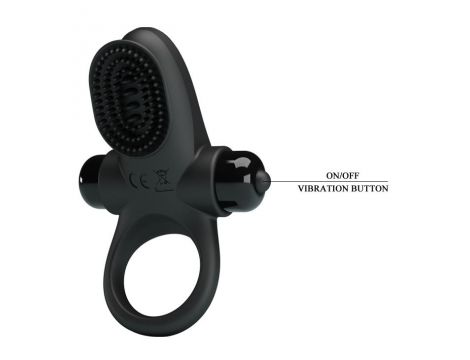 Pierścień wibrujący Pretty Love Vibrant Penis Ring II czarny - 4