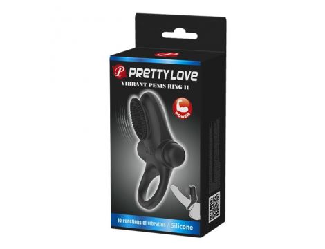 Pierścień wibrujący Pretty Love Vibrant Penis Ring II czarny - 5