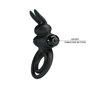 Pierścień wibrujący Pretty Love Vibrant Penis Ring III czarny - 4