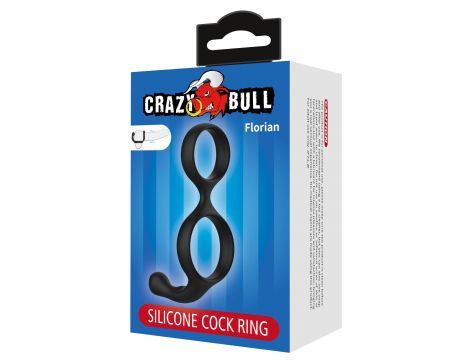 Pierścień erekcyjny silikonowy miękki elastyczny Crazy Bull Florian - 6