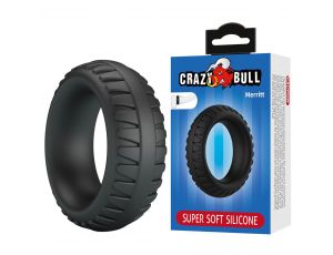Pierścień erekcyjny super miękki silikonowy Crazy Bull Merritt