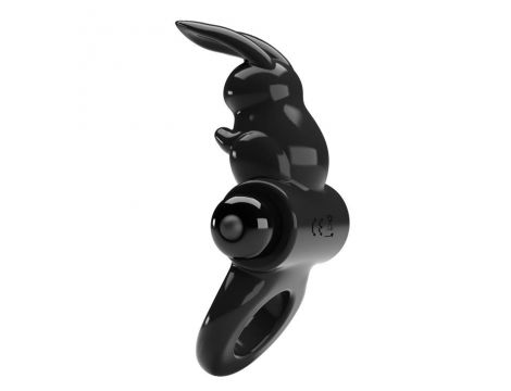 Pierścień wibrujący Pretty Love Exciting Ring czarny 10 funkcji - 5