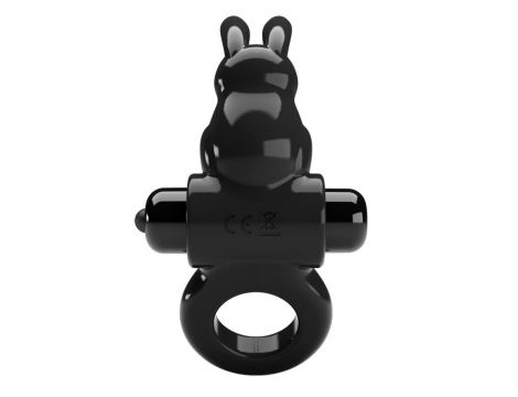 Pierścień wibrujący Pretty Love Exciting Ring czarny 10 funkcji