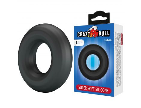 Supermiękki silikonowy pierścień erekcyjny Crazy Bull Urban