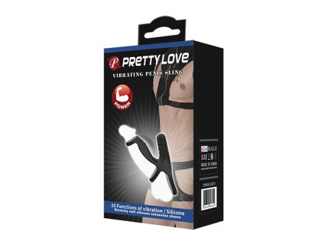 PRETTY LOVE- VIBRATINGPENIS SLING, 10 vibration functions - 5