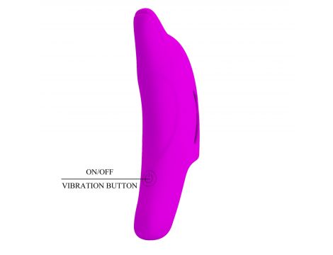 Wibrator palcowy Pretty Love Delphini silikonowy 10 funkcji - 8