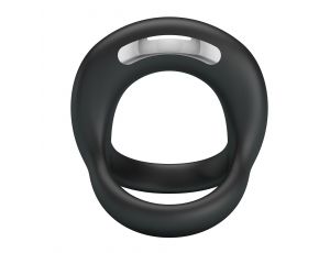PRETTY LOVE - VIBRANT PENIS RING ELLIOTT Black, 10 vibration functions