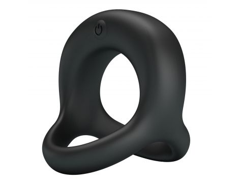 PRETTY LOVE - VIBRANT PENIS RING ELLIOTT Black, 10 vibration functions - 5