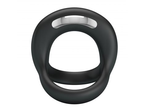 PRETTY LOVE - VIBRANT PENIS RING ELLIOTT Black, 10 vibration functions