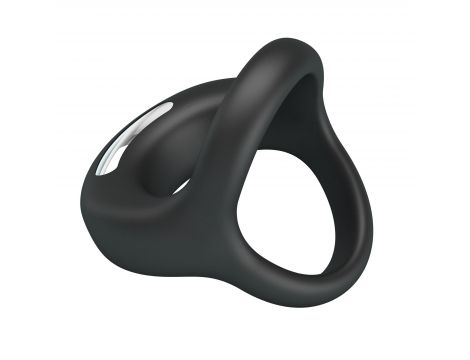 PRETTY LOVE - VIBRANT PENIS RING ELLIOTT Black, 10 vibration functions - 10