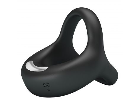 PRETTY LOVE - VIBRANT PENIS RING ELLIOTT Black, 10 vibration functions - 8