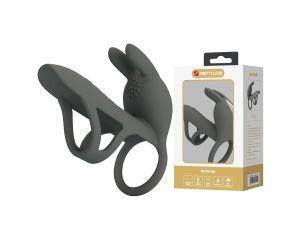 Nakładka wibrująca Pretty Love Master Ring silikonowa USB 4 cm