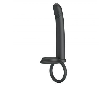 Strap on dildo silikonowe Pretty Love Moses 19 cm wodoodporne - 4