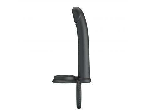 Strap on dildo silikonowe Pretty Love Moses 19 cm wodoodporne - 9