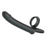 Strap on dildo silikonowe Pretty Love Moses 19 cm wodoodporne - 4