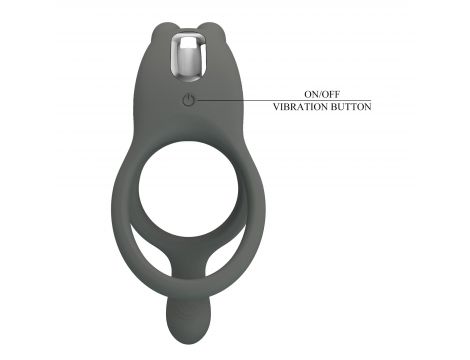 Pierścień wibrujący Pretty Love Master Ring silikonowy 7 funkcji - 7