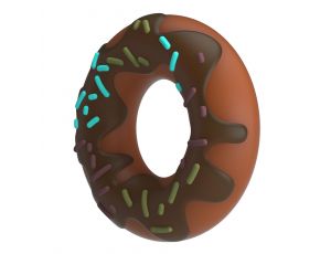 Pierścień erekcyjny Pretty Love Choco Super Donut silikonowy supermiękki