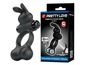 PRETTY LOVE - Vibrate Penis Ring YUSUF 10 functions