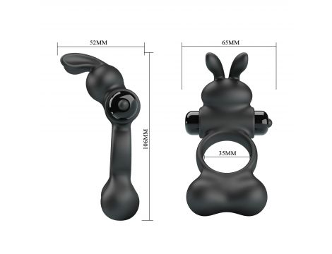 PRETTY LOVE - Vibrate Penis Ring YUSUF 10 functions - 6