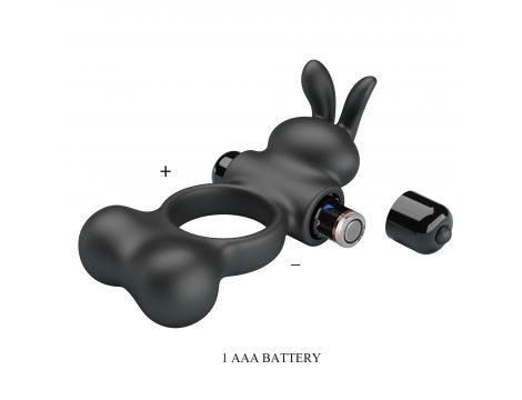PRETTY LOVE - Vibrate Penis Ring YUSUF 10 functions - 10
