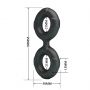 Pierścień erekcyjny silikonowy RADWAN Crazy Bull wodoodporny 2 1 cm - 8