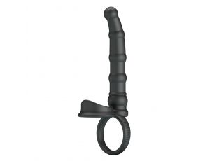 Pierścień erekcyjny analny Pretty Love Tatum 10 wibracji 18 cm