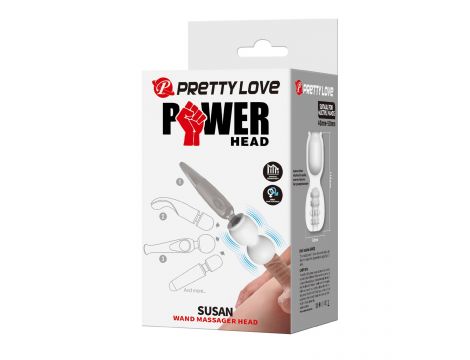 Pretty Love Power Head Susan Wand Massager Head - 6