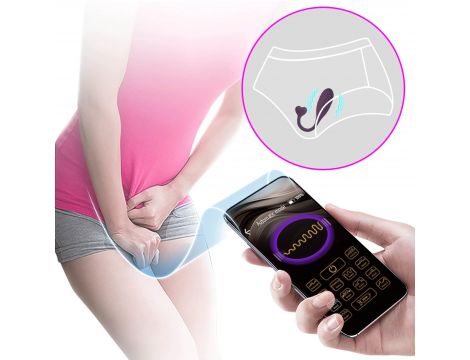 PRETTY LOVE - Fisherman Purple, 12 vibration functions Mobile APP remote control - 14