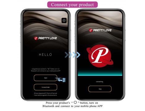 PRETTY LOVE - Fisherman Purple, 12 vibration functions Mobile APP remote control - 11