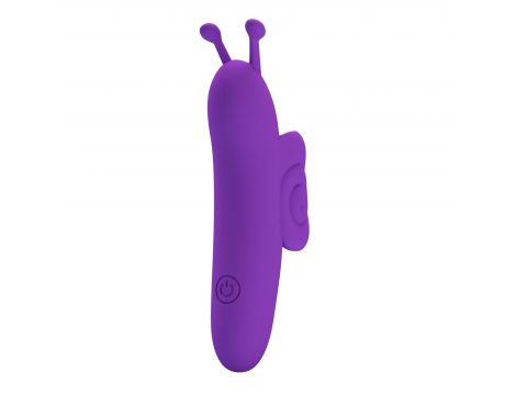 Wibrator na palec silikonowy Pretty Love Snail USB 10 funkcji