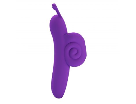 Wibrator na palec silikonowy Pretty Love Snail USB 10 funkcji - 3