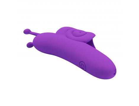 Wibrator na palec silikonowy Pretty Love Snail USB 10 funkcji - 5